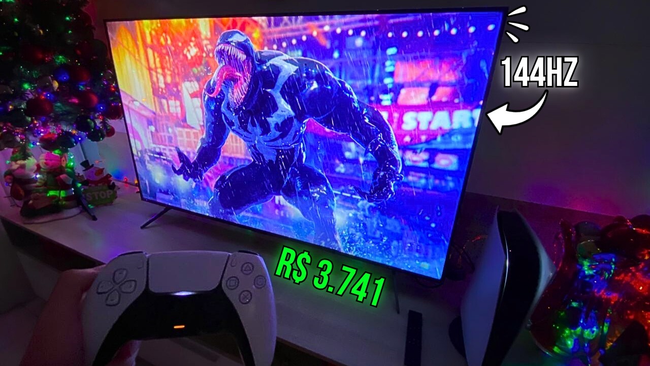 Comprei a MELHOR e MAIS Custo-Benefício TV Mini-Led e 144hz que Existe! (TCL C6K)