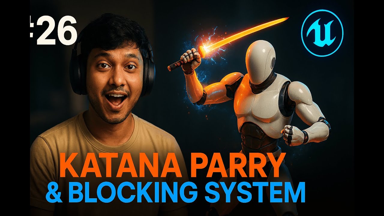 Unreal Engine 5.6 GAS Combat Tutorial #26 (Oct 2025) &ndash; Katana Parry & Blocking System