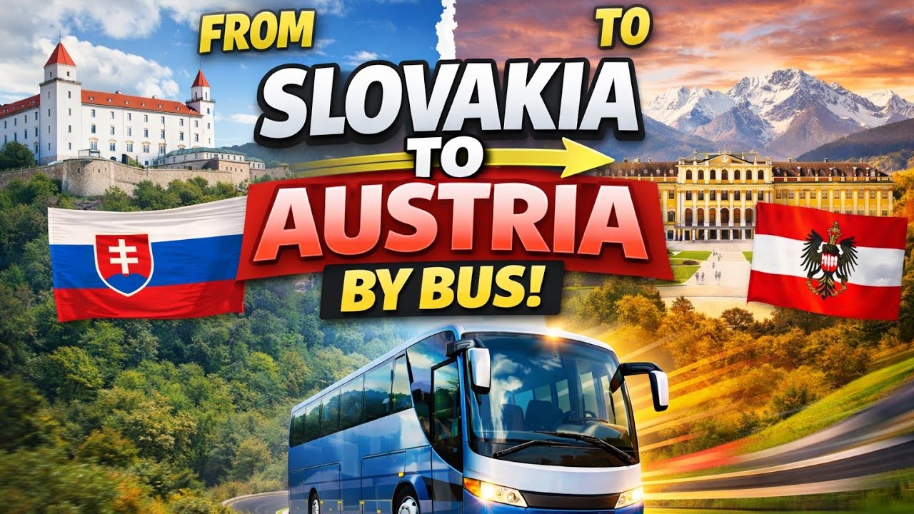 Crossing Borders by Bus! Slovakia to Austria Travel 