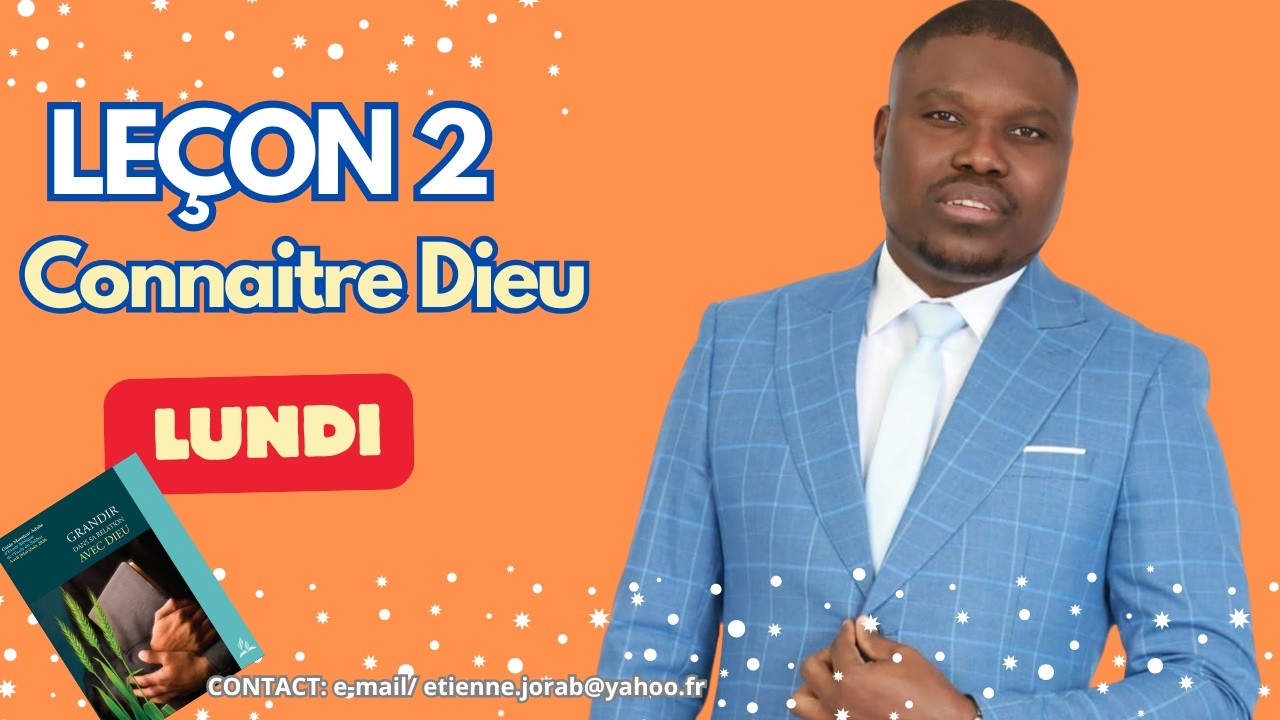 Le&ccedil;on n&deg; 2 - Dieu est saint - LUNDI (ECOSSA 2026- TRIMESTRE 2)