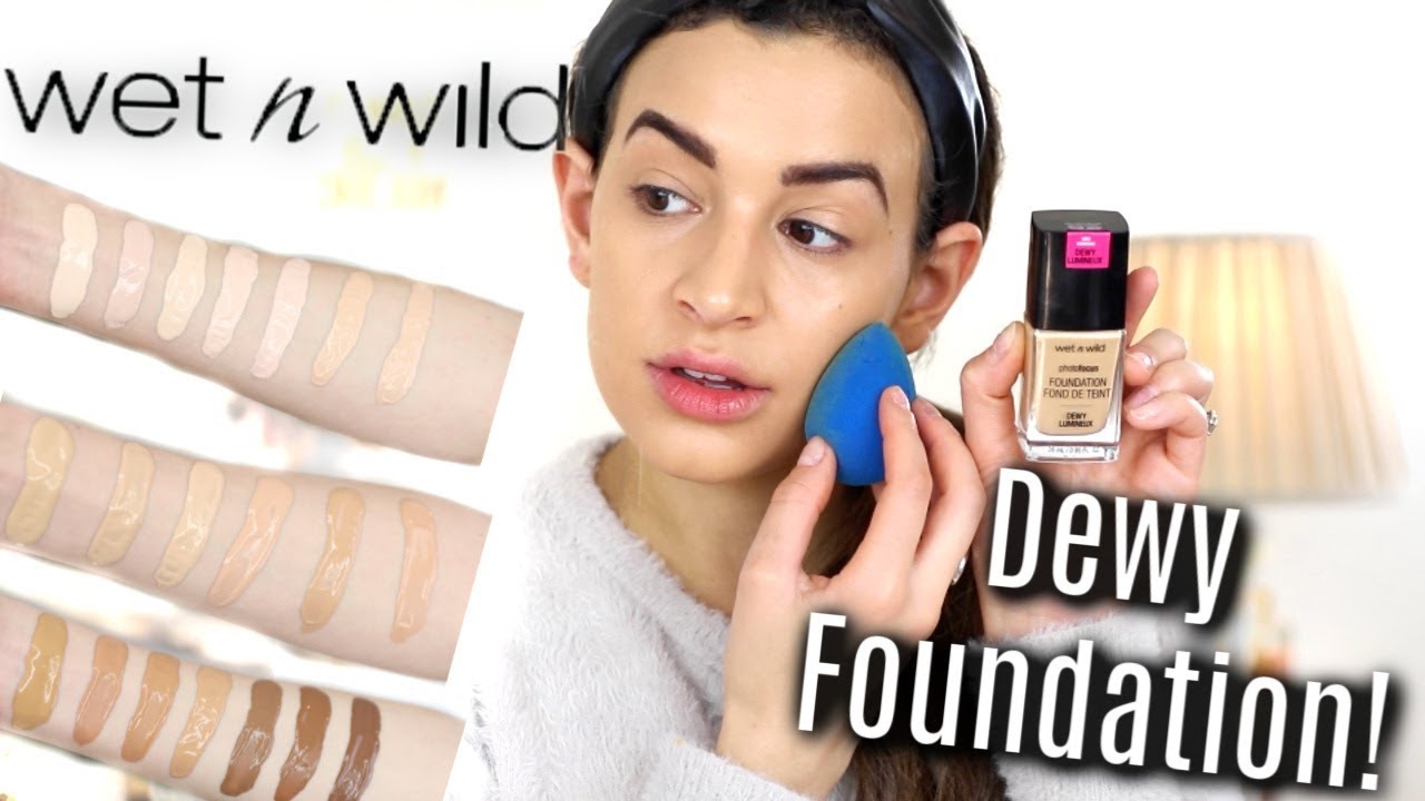Тональная основа Wet N Wild Photo Focus Dewy | Обзор, свотчи, тест на стойкость