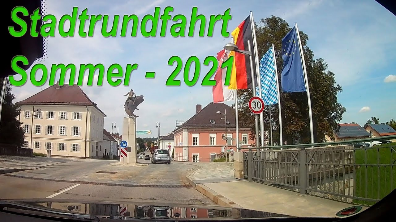 Stadtrundfahrt Simbach-Braunau | HD | August 2021