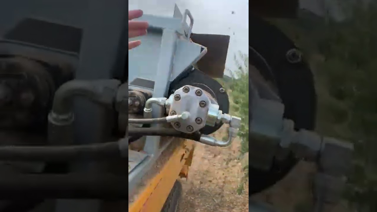 Peladora almendras ALDAMA  sobre remolque