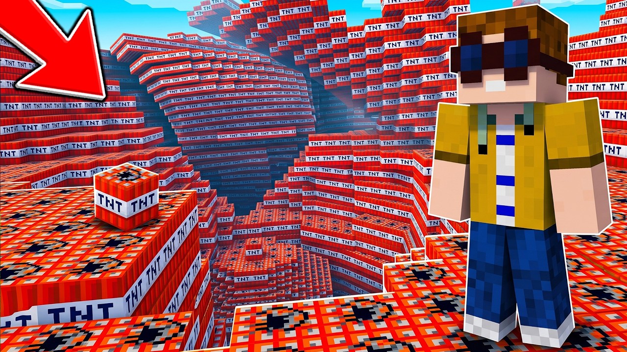 1 MILLIONEN HERZEN vs. 1 MILLIONEN TNT! (Minecraft)