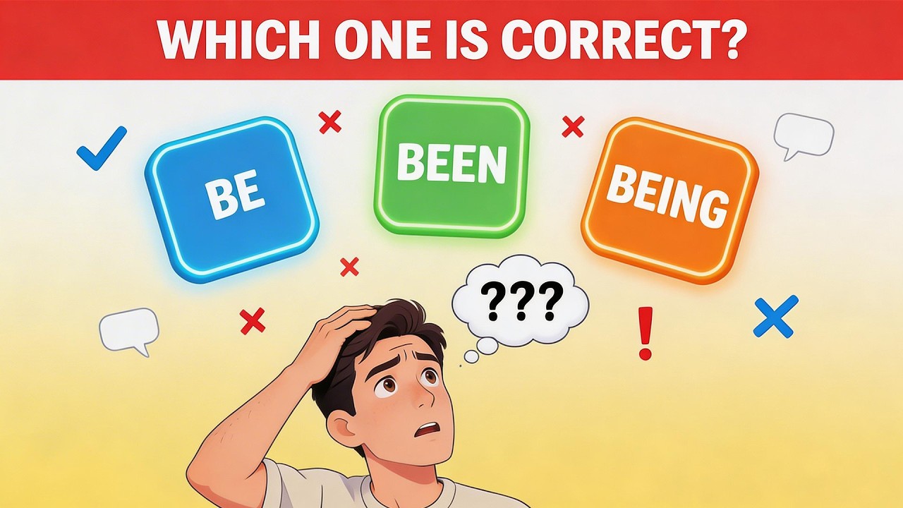 Be, Been or Being? The Grammar Mistake 90% of English Learners Still Make!