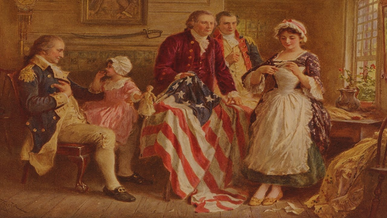 Betsy Ross and Her Flag