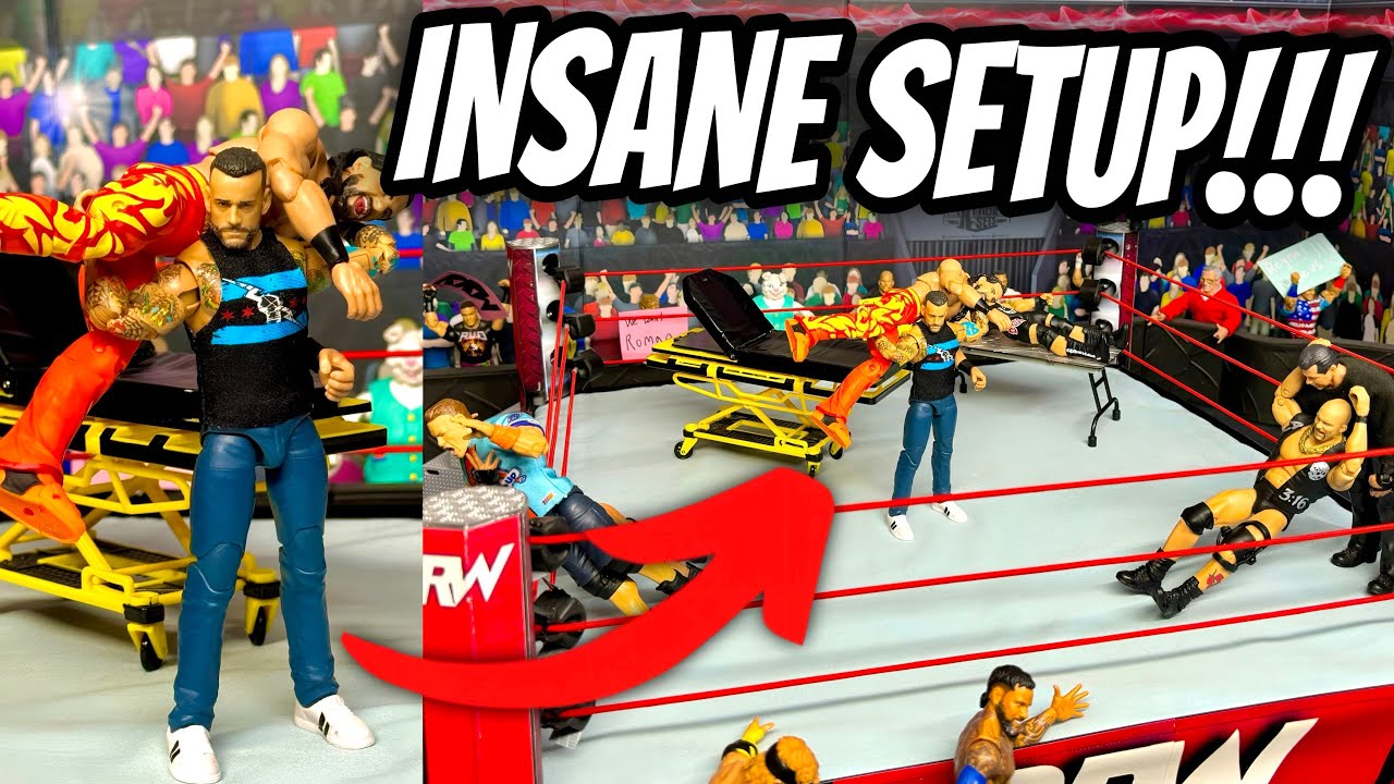 MASSIVE Setup of WWE ACTION FIGURES!