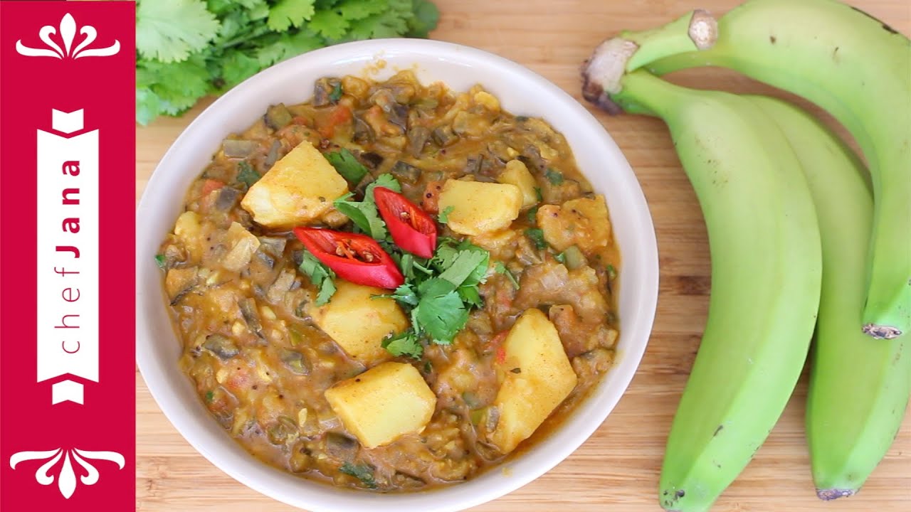 Say what?? An Indian curry made with banana peels? Yes! and oh so vegan!