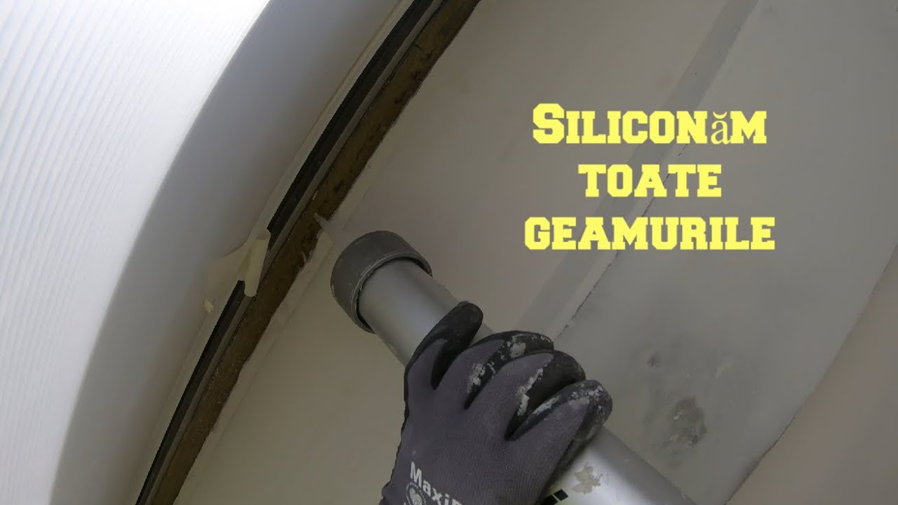 Pun silicon la geamuri...