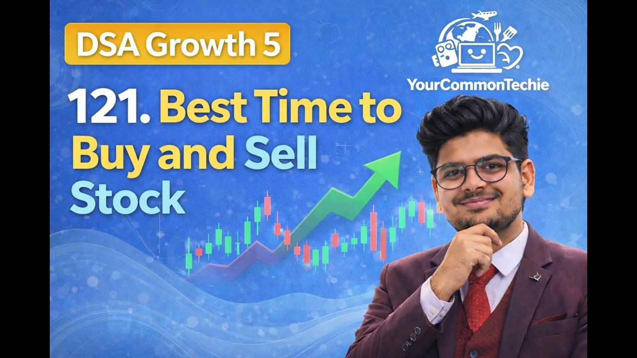 Best Time to Buy and Sell Stock | LeetCode 121 | DSA Growth Series 5