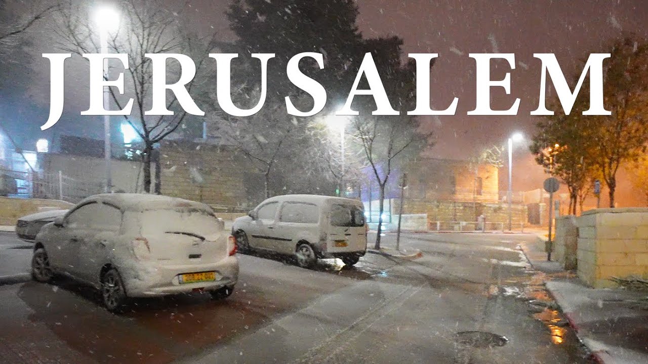 Снег в Иерусалиме, в Израиль пришла зима