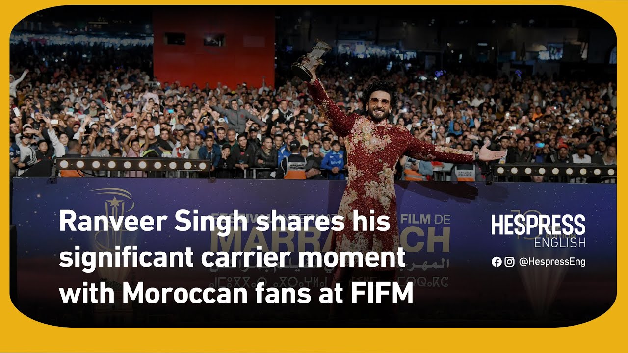 Ranveer Singh shares his significant carrier moment with Moroccan fans at FIFM