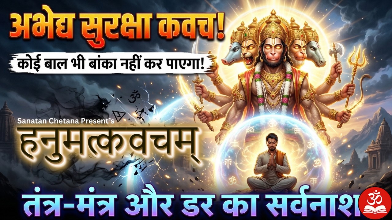 हनुमत्कवचम् - महाबली हनुमान का अभेद्य सुरक्षा चक्र | Hanumat Kavacham for Ultimate Protection