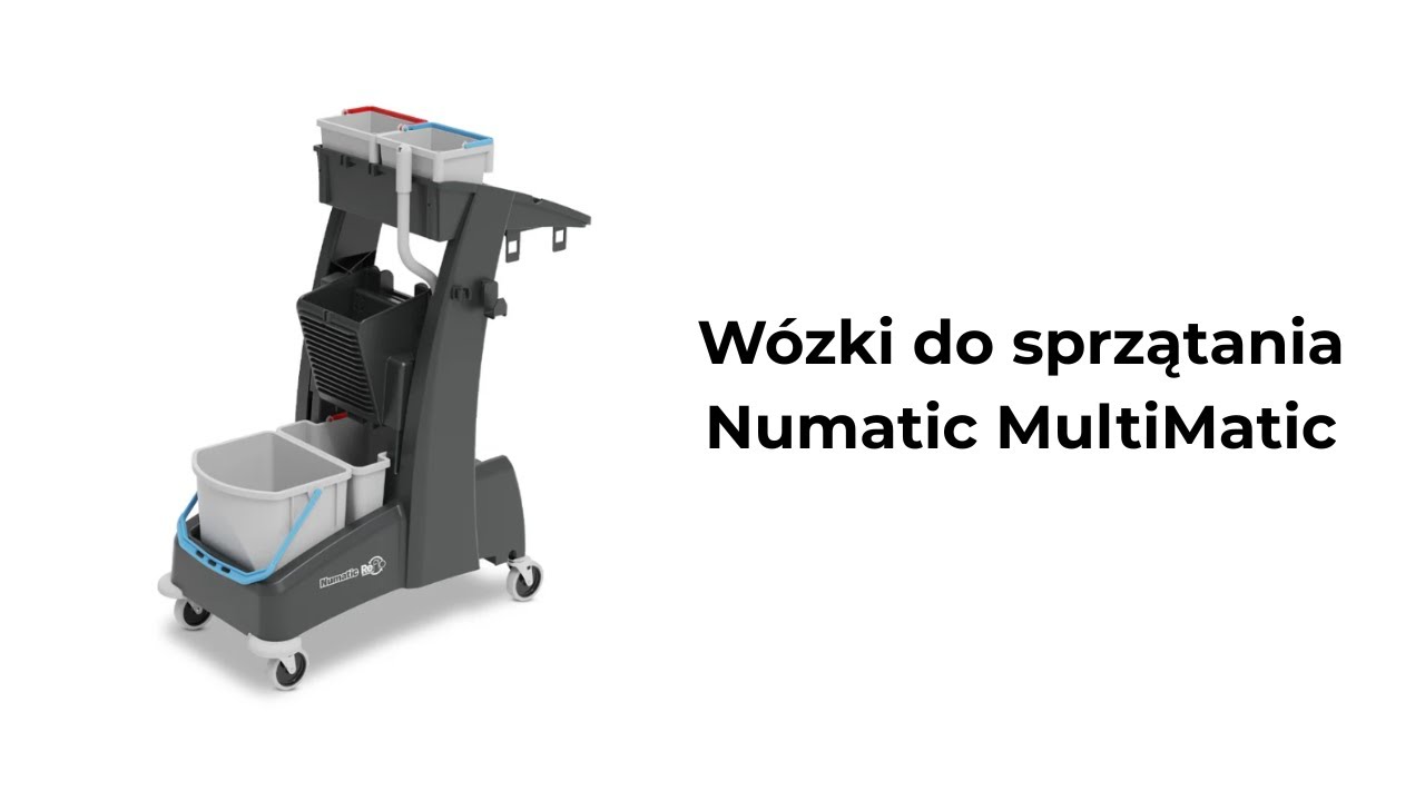 Wózek serwisowy do sprzątania Multi-Matic | modułowe rozwiązanie dla firm