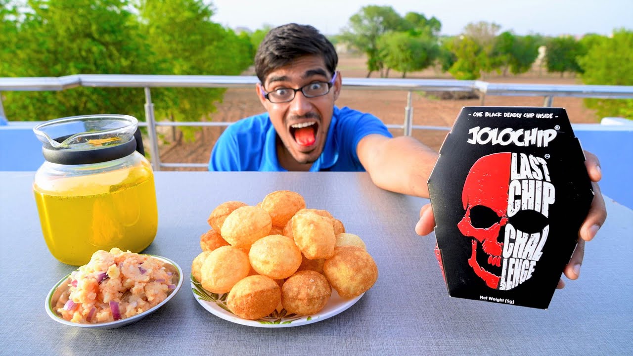 दुनिया की सबसे तीखी पानीपूरी🥵🔥 | Pani Puri of JoloChip | Do Not Try