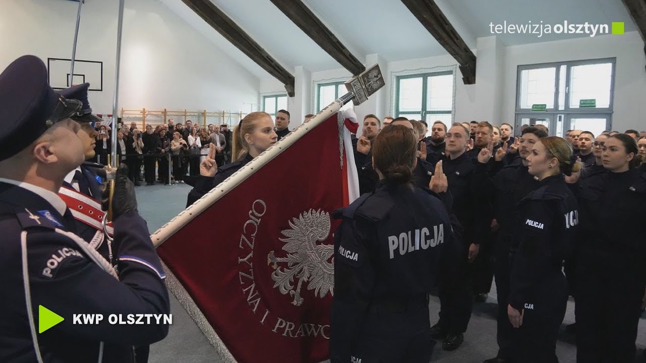 Nowi policjanci w garnizonie warmińsko-mazurskim