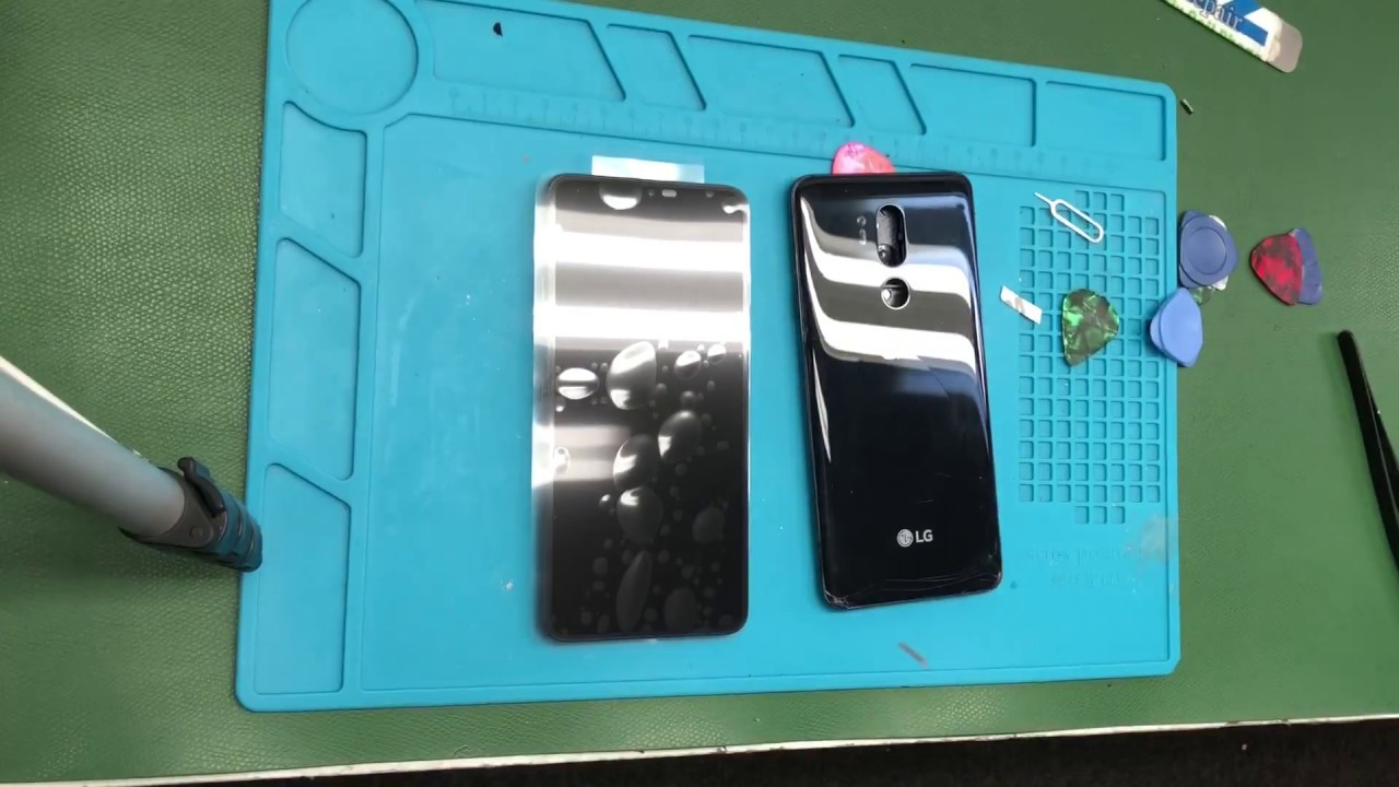 LG G7 ThinQ screen replacement. how to do it very fast and easy