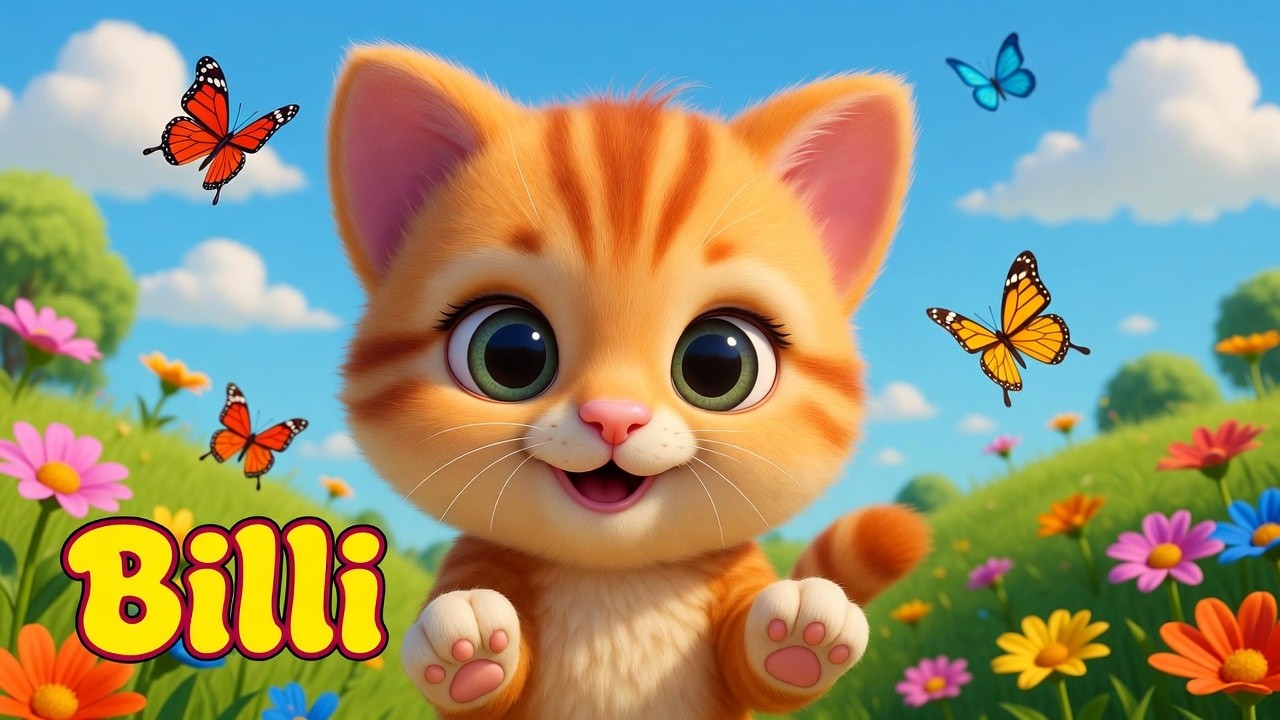 Meow Meow Billi Karti | Hindi Rhyme For Kids | म्याऊ म्याऊ | Balgeet In Hindi | Kids Masti