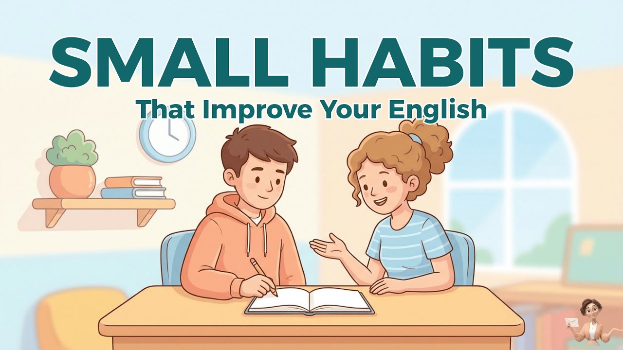 Small Daily Habits to Learn English – A1 Beginner Level | English Podcast