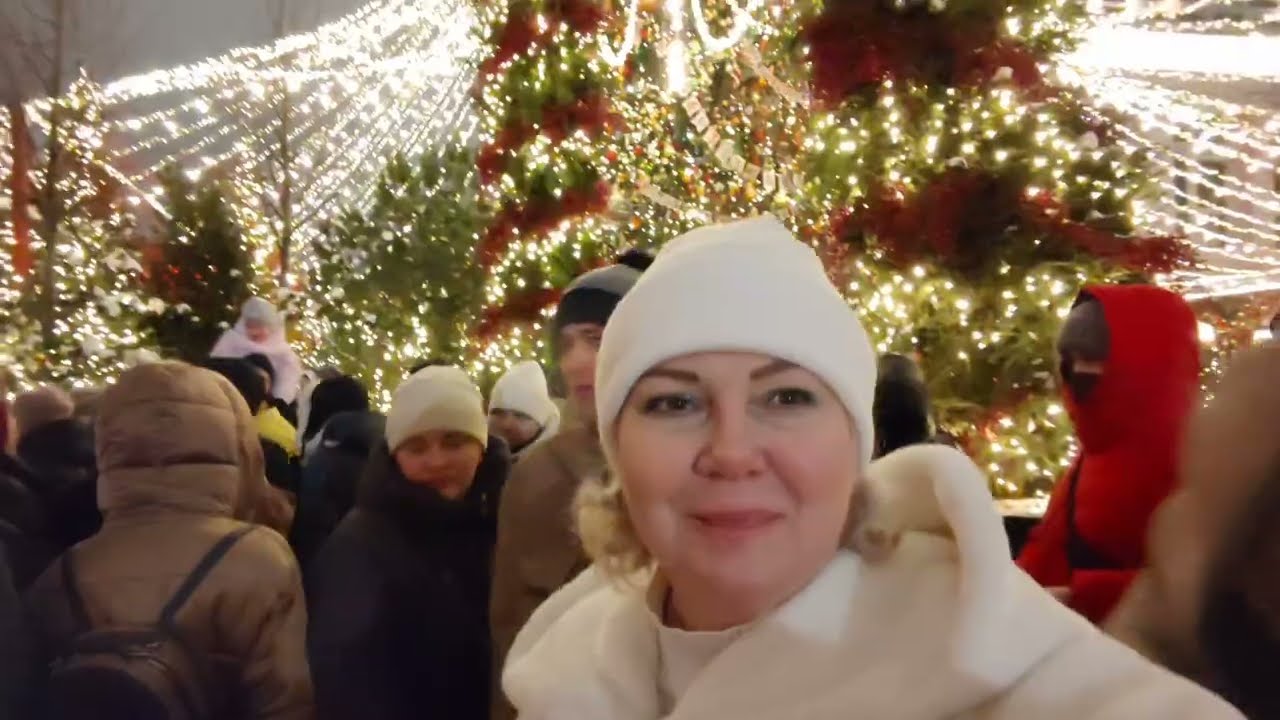 С Рождеством Христовым! Новогодняя Москва. Vlog. 