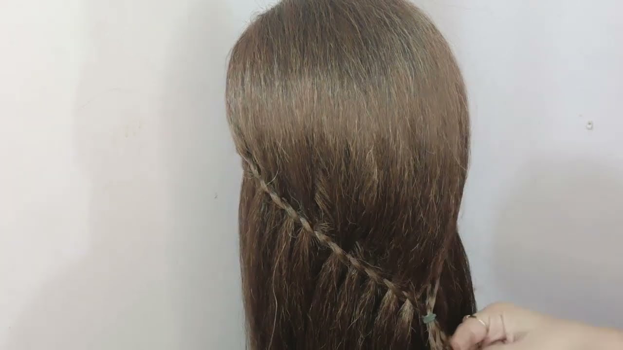 Single Braid Hairstyle for Long Hair | Twist Hairstyle for Ladies | Hair Style Girl Simple Easy 