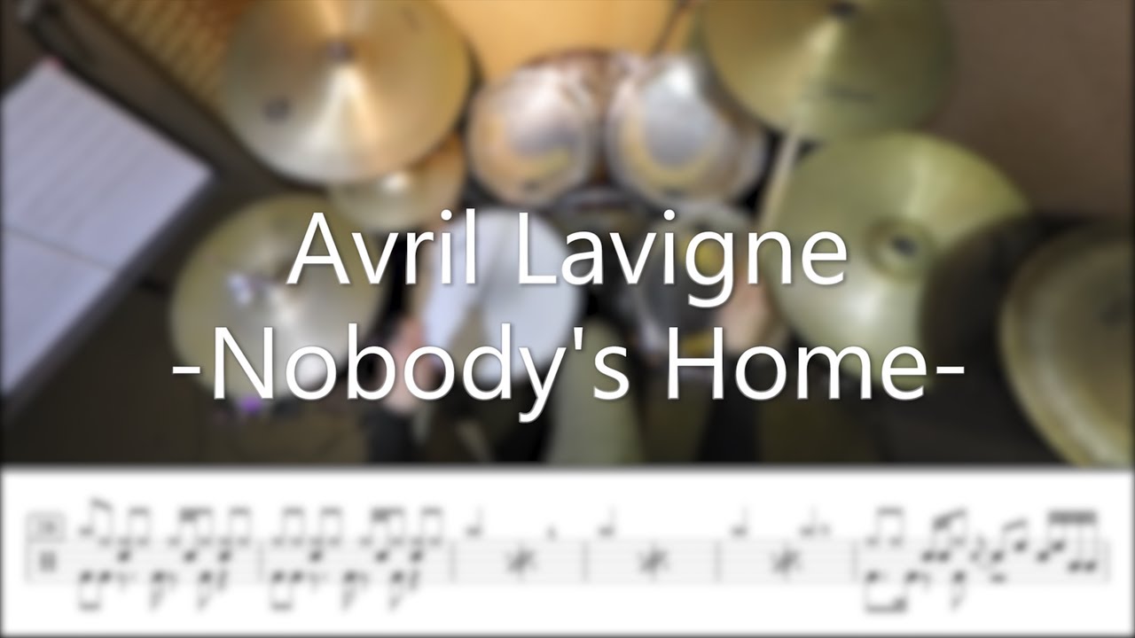 Avril Lavigne - Nobody's Home - DrummerFrank Drum Cover - With Drum Score