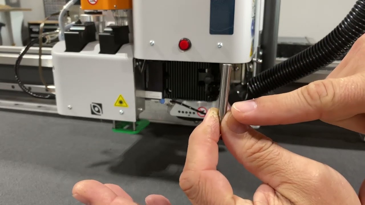 Kongsberg X-Table Router Bit Change & Calibration