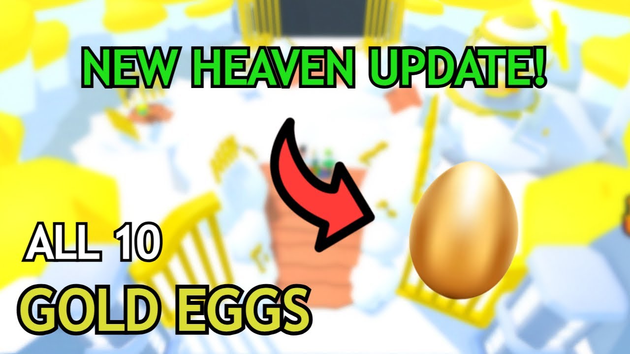 ALL 10 Golden Egg Locations & Giveaway in Tapping Infinity! (New Heaven Update)