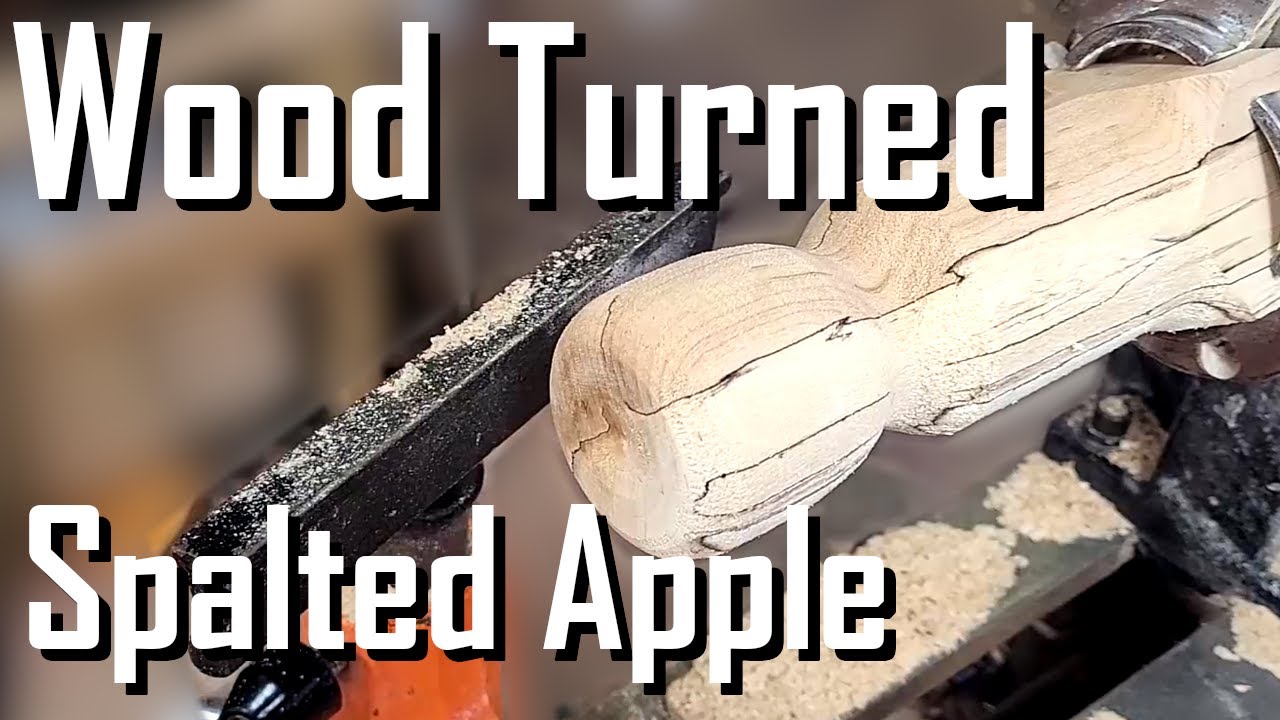 You Won't Believe How This Spalted Maple Turned Into a Beautiful Wooden Apple! #woodturning