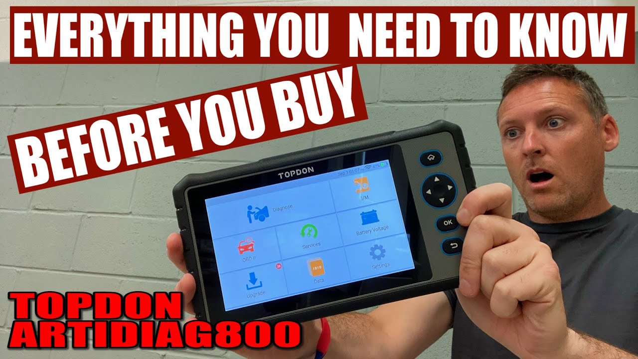 Topdon Artidiag800 - FULL REVIEW & Everything You Need To Know Before You Buy