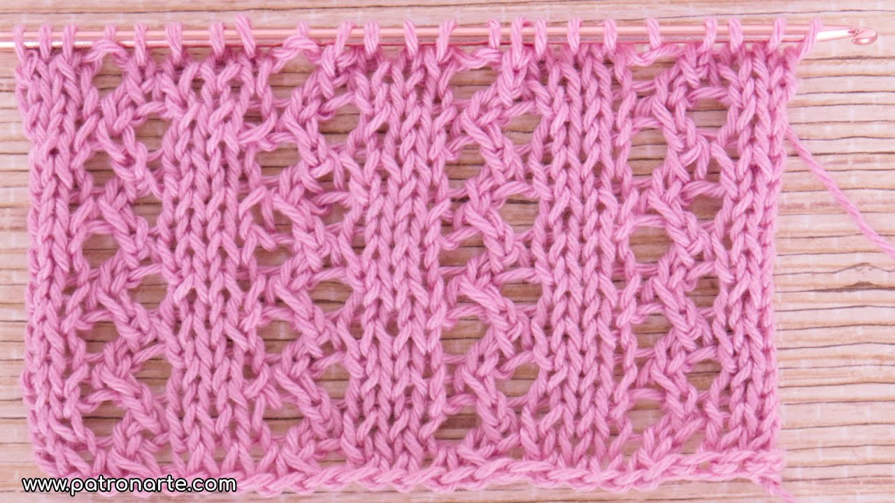 Paso a Paso Punto Calado de Knooking (y Dos Agujas) ideal para blusas, jerséis y chaquetas