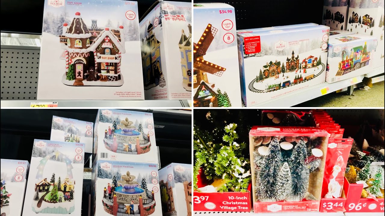 Christmas Village at Walmart #walmart #shopwithme #christmas #christmasvillage #christmasdecor