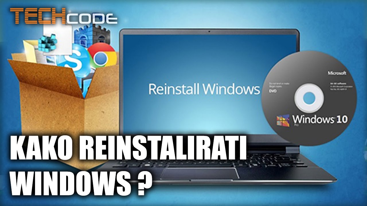 Kako reinstalirati Windows?