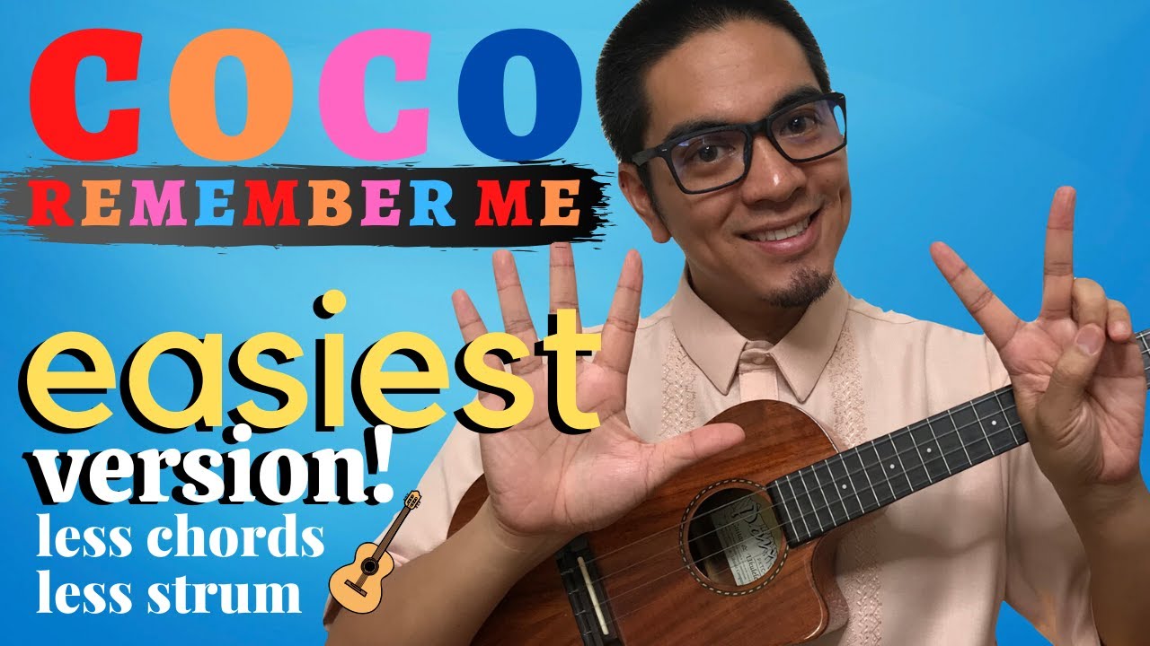 Remember Me Ukulele Tutorial EASIEST Version