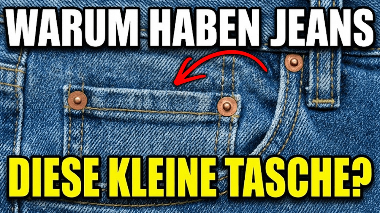 Warum deine Jeans eine kleine nutzlose Tasche hat!