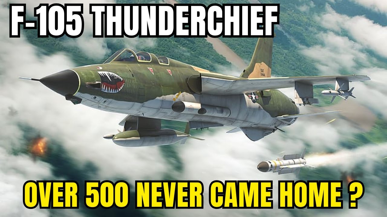 Why did the F-105 become a FLYING COFFIN in the Vietnam War?