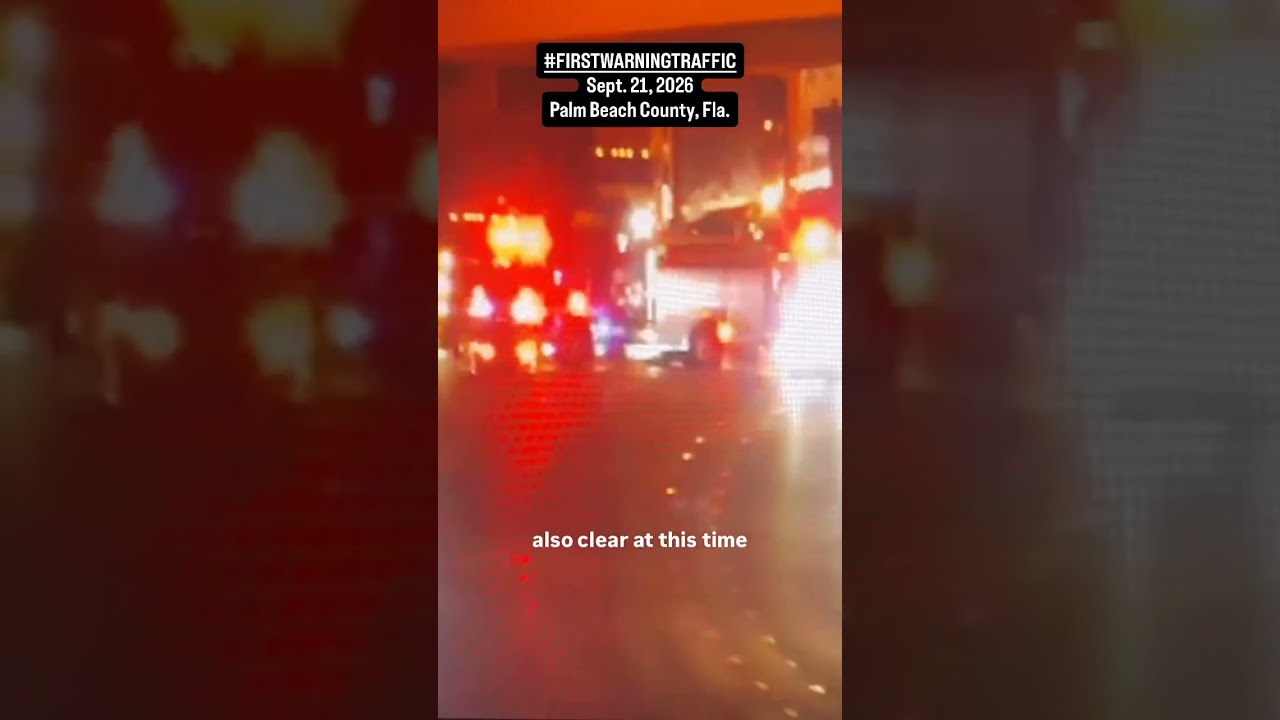 Drivers in Palm Beach County see delays, crashes during wet Monday morning commute