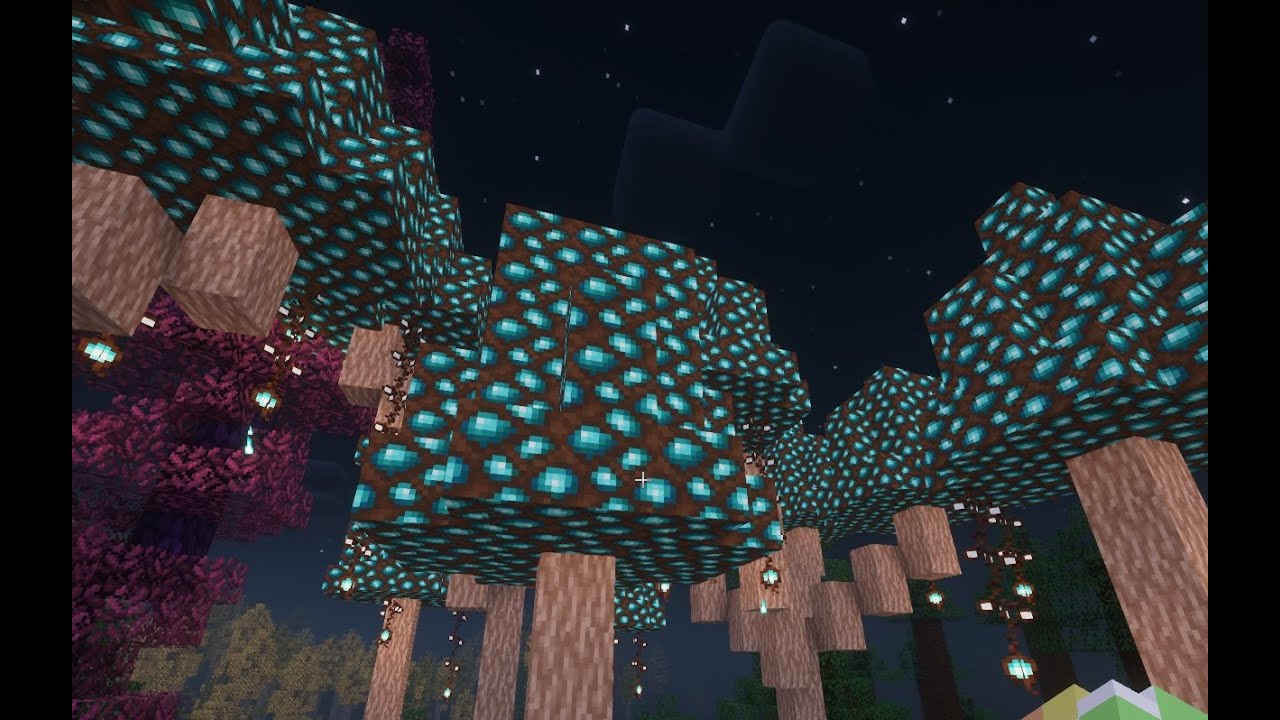 Terraria X Minecrraft leveling and exploring and respawning over and over