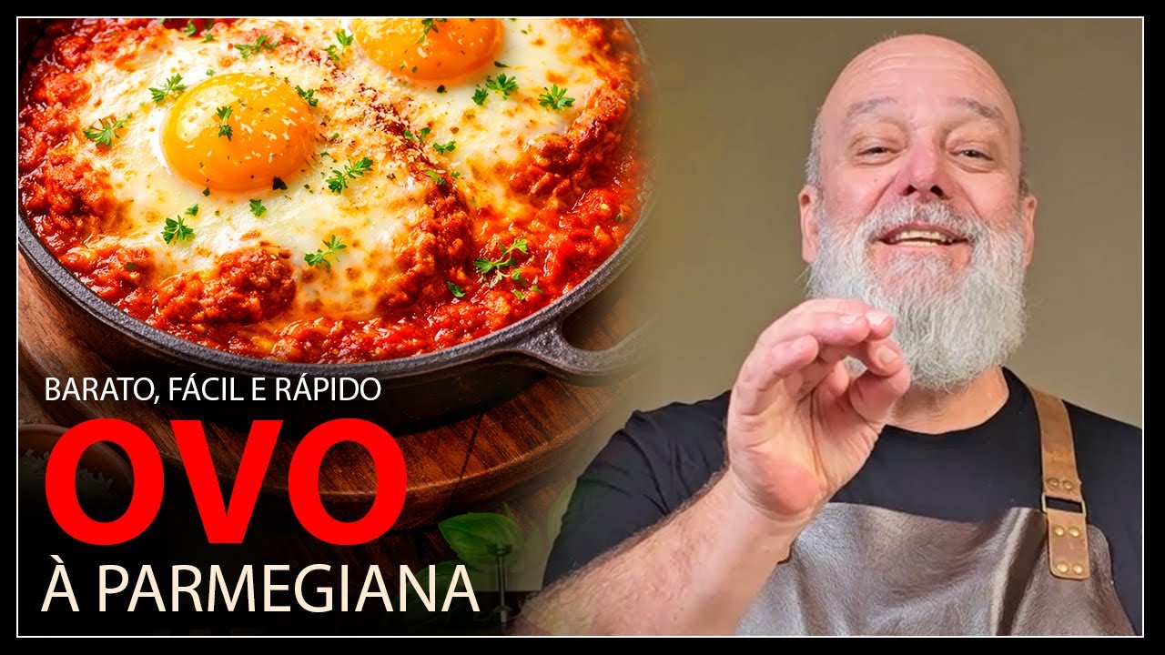 NÃO TEM CARNE? FAÇA OVO À PARMEGIANA E SURPREENDA A TODOS!