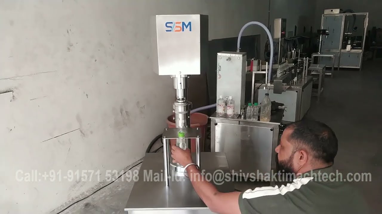 Soft Drink Bottle Capping Machine | Screw Capper Machine | Semi Automatic