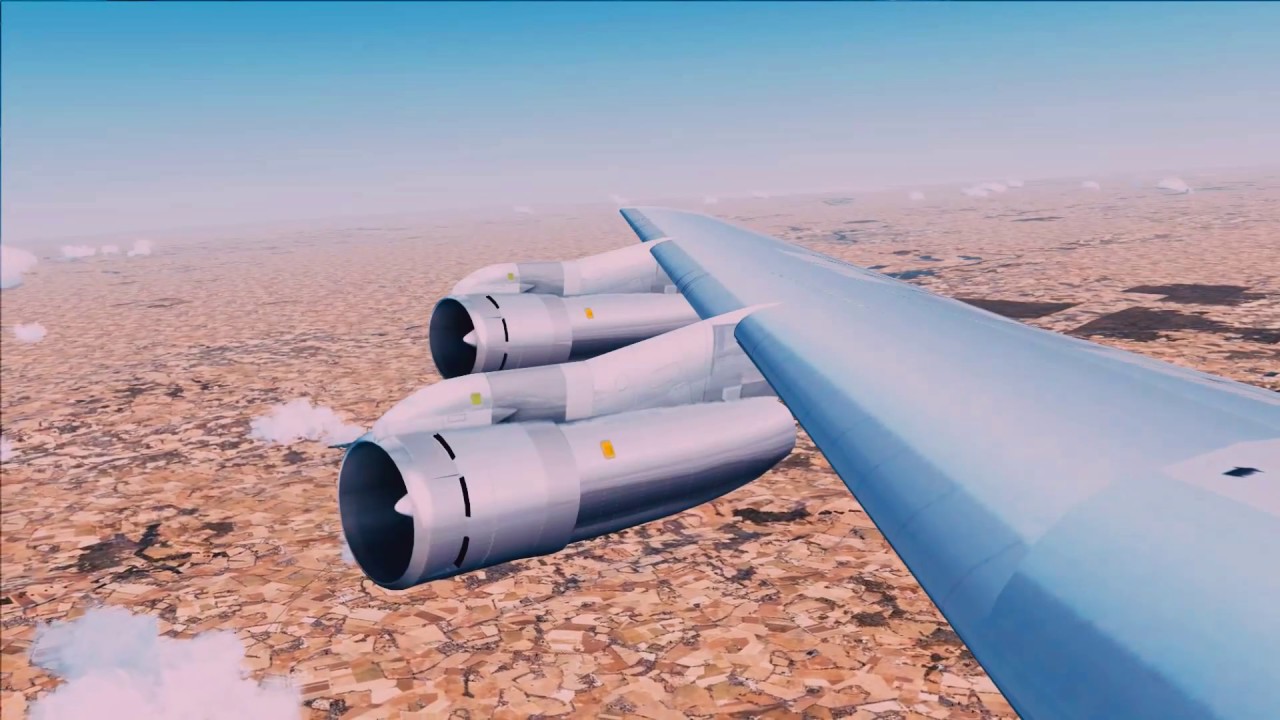 FSX ULTRA Realism Air France Boeimg 707 from Paris Charles de Gauelle to KJFK