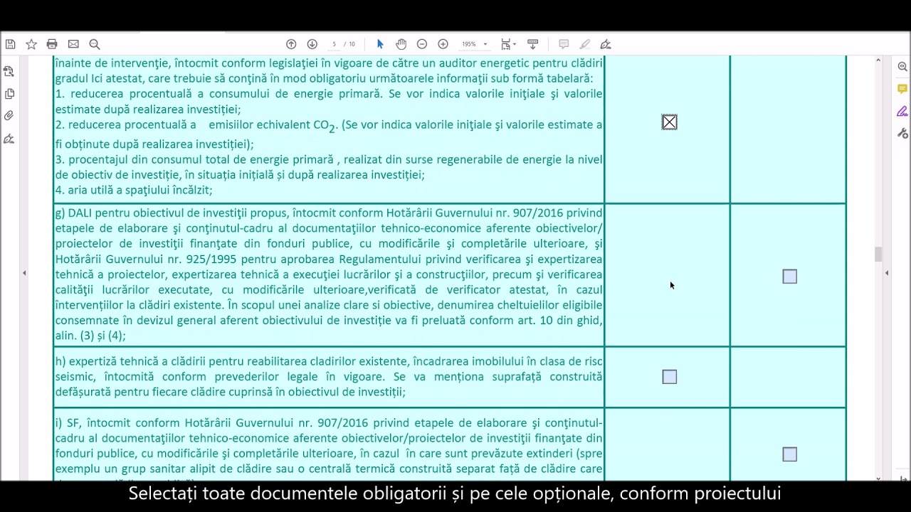 Completare cerere de finantare Eficienta energetica Cladiri publice