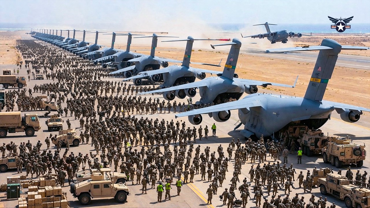 TEHRAN SHOCKED! 7,000 US Ranger & Elite Troops 82nd Airborne Deployed to Middle East