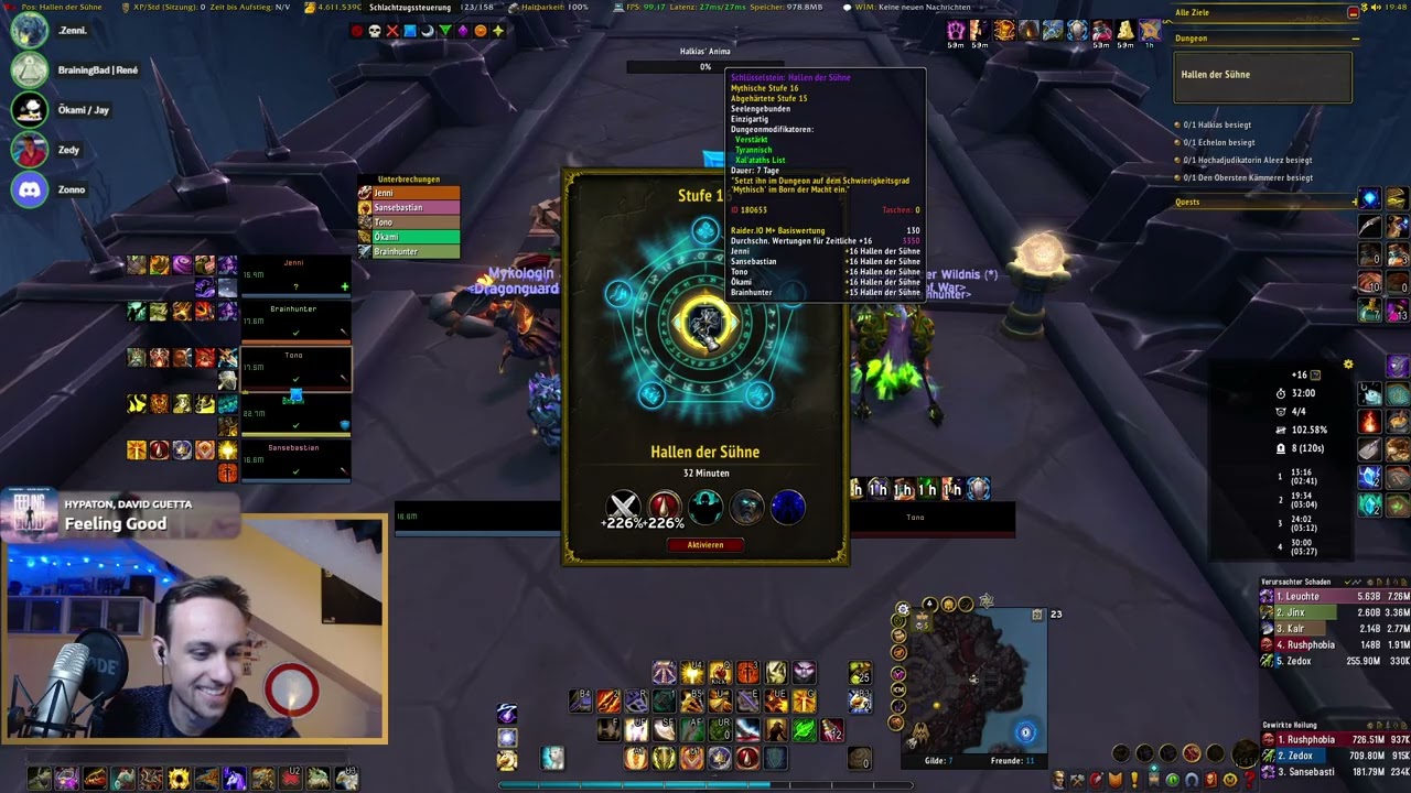 MYTHIC +16 Keys ⌛ WoW Stream (VOD)