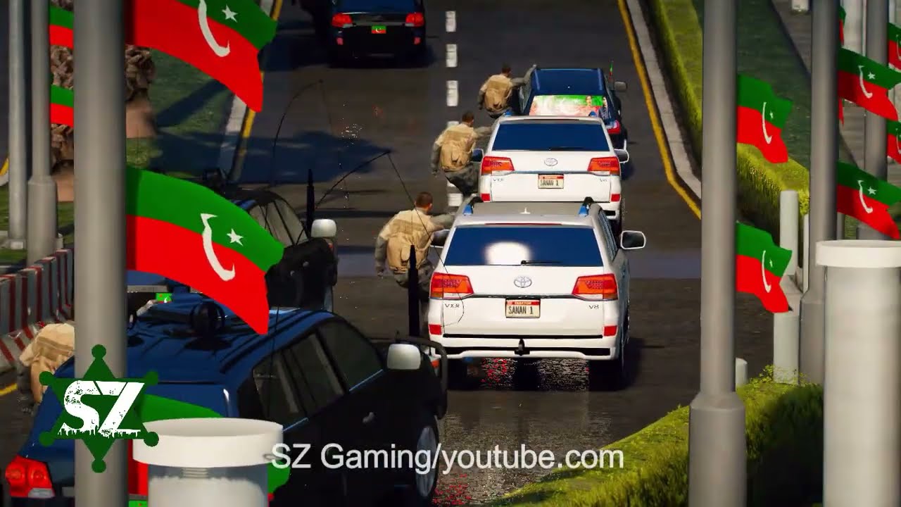 PM Imran Khan Protocol | Gta 5 Pakistan | VIP Protocol