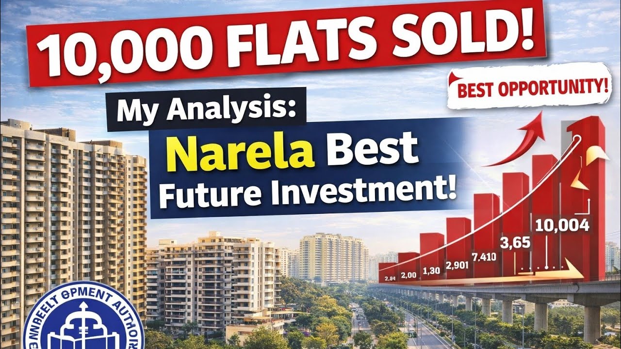 DDA Sold 10,000+ Flats! Real Reason Behind Sales Surge (Full Analysis) | Narela | Diinesh Kolie