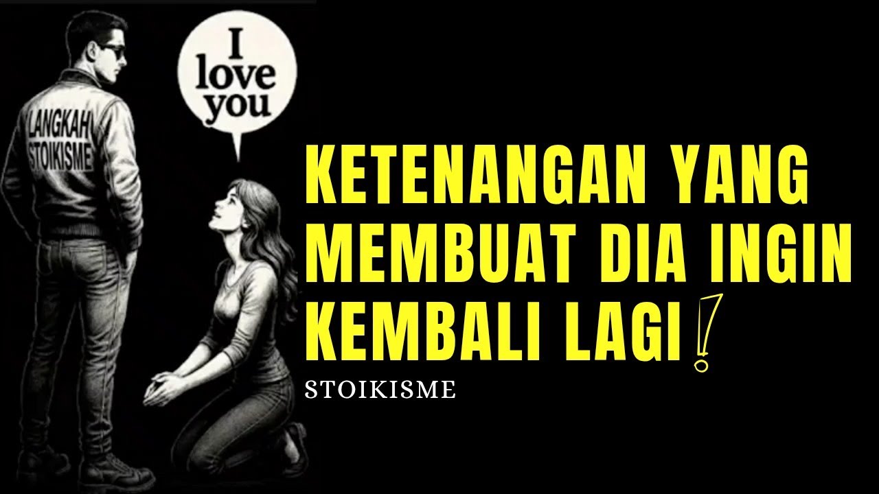 Dia Menarik Diri ? Lakukan Ini Agar Dia Kembali. | Stoikisme