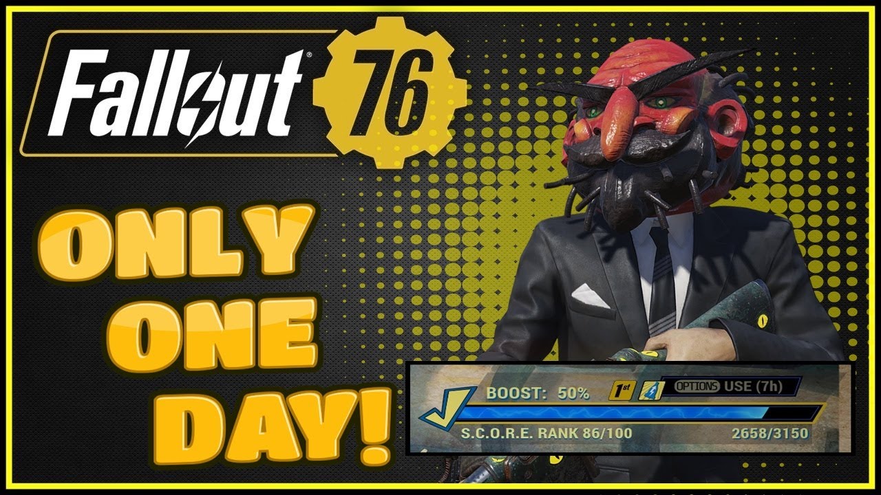 How To Beat The Scoreboard In 1 Day - Fallout 76