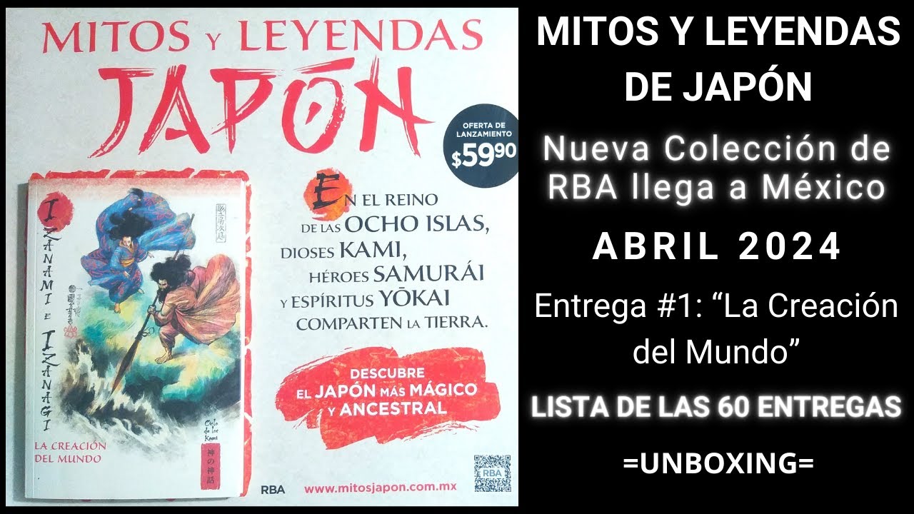 Mitos y Leyendas de Jap&oacute;n [RBA] Llega una nueva colecci&oacute;n de Libros a M&eacute;xico [Chile Argentina Per&uacute;]
