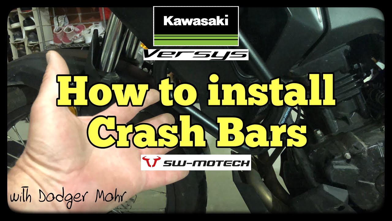 How to install Crash Bars Kawasaki Versys X300 (SW-Motech)